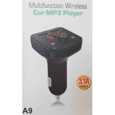Modulator FM A9 Bluetooth, microSD, 2 x USB incarcare 3.1A Modulator FM A9 Bluetooth, microSD, 2 x USB incarcare 3.1A