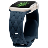 Curea romb pentru Apple Watch 41mm / 40mm / 38mm Series 1 2 3 4 5 SE 6 7 8 9, Bleumarin