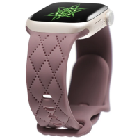Curea romb pentru Apple Watch 41mm / 40mm / 38mm Series 1 2 3 4 5 SE 6 7 8 9, Roz inchis