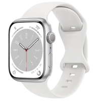Curea pentru Apple Watch 41mm / 40mm / 38mm Series 1 2 3 4 5 SE 6 7 8 9, S-M, Alba