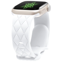 Curea romb pentru Apple Watch 41mm / 40mm / 38mm Series 1 2 3 4 5 SE 6 7 8 9, Alb