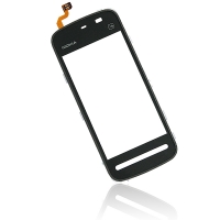 Geam Touchscreen Nokia 5228 5230 5232 5233 5235 5236 Negru Original
