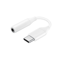 Adaptor audio pentru telefon, USB Type C - Jack 3.5 mm, Alb