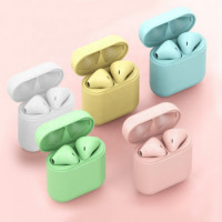 Casti Wireless, InPods 12, EarBuds, tehnologie Bluetooth 5.0, Bass Boost pentru iOs & Android