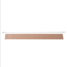 Set nichelina si panza teflonata pentru masina de lipit pungi, maro, 20 cm Set nichelina si panza teflonata pentru masina de lipit pungi, maro, 20 cm