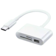 Adaptor Treqa USB-5 Type C Card Reader OTG Card SD MicroSD si usb