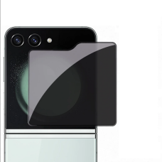Folie de protectie ecran exterior Privacy din sticla pentru Samsung Galaxy Z Flip5 F731 / Flip6