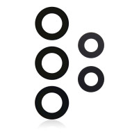 Geam sticla camera Samsung Galaxy A33 A53 A73, Negru