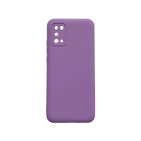 Husa spate silicon, interior catifelat, compatibil cu Samsung Galaxy S23 S911, Mov deschis