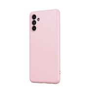 Husa spate TPU , cu interior catifelat, pentru Samsung Galaxy S23 FE S711, Roz Prafuit
