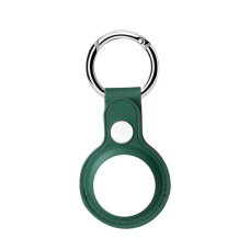 Husa AirTag doua fete din Piele ecologica Premium, pentru Protectie, cu Breloc, compatibila Apple, Verde Husa AirTag doua fete din Piele ecologica Premium, pentru Protectie, cu Breloc, compatibila Apple, Verde