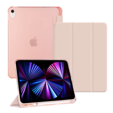 Husa tableta, Compatibil cu Apple iPad 10 10.9 (2022) Cu suport pentru Apple Pen, Roz