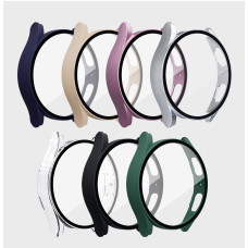 Folie Protectie cu husa pentru  Samsung Galaxy Watch4 40mm, Plastic, Neagra