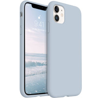 Husa spate silicon cu interior catifelat, TPU pentru Samsung Galaxy S20+ 5G G986 / S20+ G985, Albastru Gri