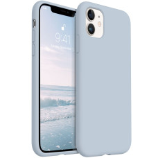 Husa spate silicon cu interior catifelat, TPU pentru Samsung Galaxy S20+ 5G G986 / S20+ G985, Albastru Gri