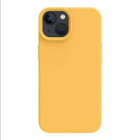 Husa spate silicon, interior catifelat, pentru Samsung Galaxy S20 5G G981 / S20 G980, Galbena
