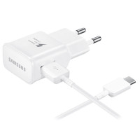 Incarcator Adaptor retea casa cablu Alb EP-TA20EW MicroUSB Type-C Tip C Samsung Galaxy A03s