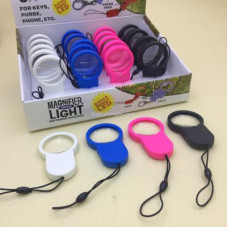 Lupa cu rama, din plastic, diametru 35mm cu led
