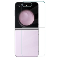 Set Folie de protectie ecran exterior si spate din sticla pentru Samsung Galaxy Z Flip5 F731