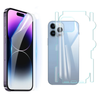 Folie de protectie ecran si spate din hidrogel pentru Apple Iphone 15