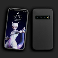 Husa spate silicon, interior catifelat, compatibil cu Apple Iphone 15, Neagra