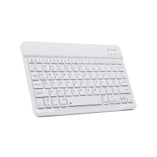 Tastatura Bluetooth, design ergonomic, 25x15x0.6cm, Alb 